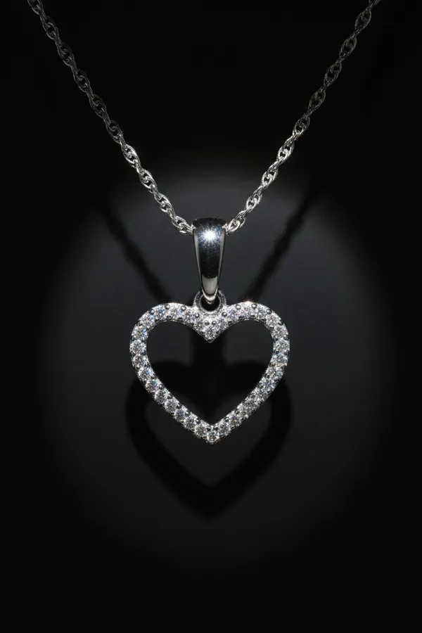 Silver_Heart_Jewelry_Set_Crystal_Pave_Necklace_Earrings